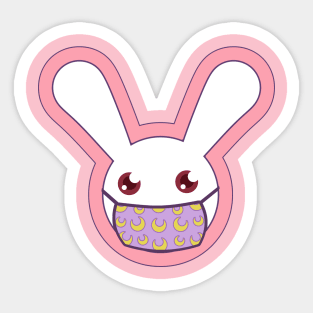Safety Bunny Sticker